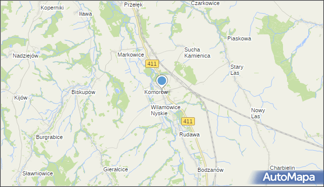 mapa Nowy Świętów, Nowy Świętów na mapie Targeo